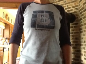 Me, in the original BuildingBoys tee